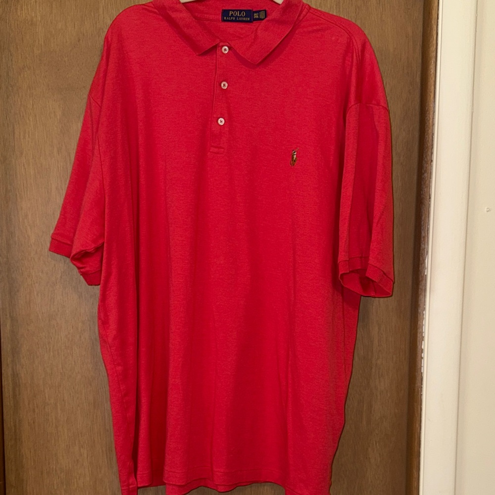 Polo Ralph Lauren Classic Red Polo Shirt 3XLT